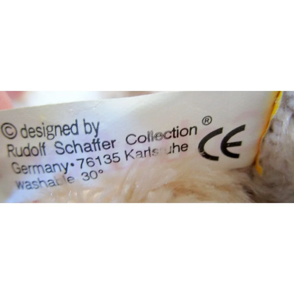 Rudolf Schaffer Plush German Teddy Bear Knit Scarf 7